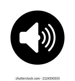 Lautsprecher, Vektorsymbol. Sound-Vektorsymbol. Vektorsymbol für Website, App oder Multimedia. UI UX.