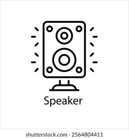 Speaker Vector icon stock illustration