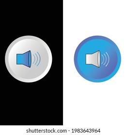 Icono vector del altavoz. símbolo para el sitio web Equipo y vector móvil. Juego de iconos del altavoz. vector de icono de volumen. vector de icono de altavoz. símbolo de sonido.
