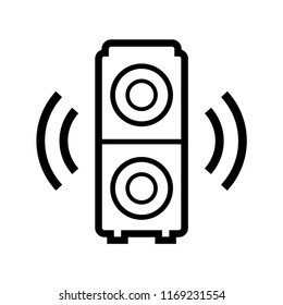 Speaker vector icon templates