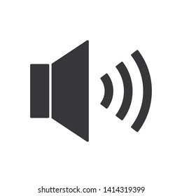 Speaker vector icon, volume symbol in modern design style for web site and mobile app