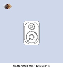 Speaker vector icon,audio speaker