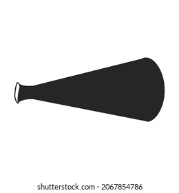 Speaker vector icon.Black vector icon isolated on white background speaker.