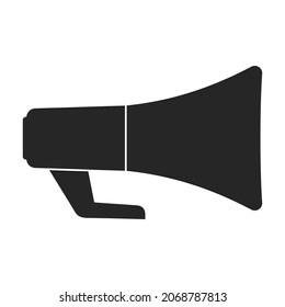 Speaker vector icon.Black vector icon isolated on white background speaker.