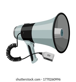 Speaker vector icon.Cartoon vector icon isolated on white background speaker.