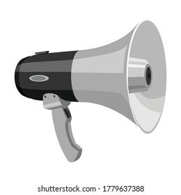 Icono vectorial del altavoz.Icono vectorial de dibujos animados aislado en altavoz de fondo blanco.