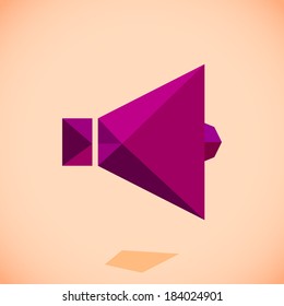 Speaker vector illustration.