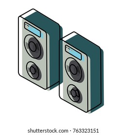 speaker vector illustration