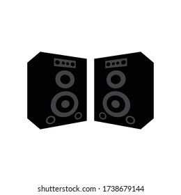 Ilustración vectorial del altavoz.  Plantillas vectoriales de iconos de altavoz