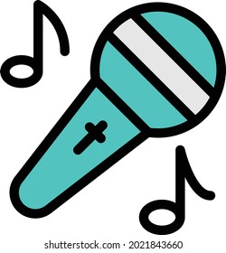 Lautsprecher-Vektorgrafik einzeln auf transparentem Hintergrund . Farbvektorsymbole für Konzepte oder Web-Grafiken.