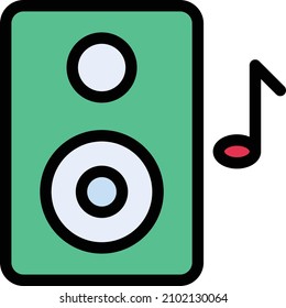Ilustración del vector del altavoz sobre un fondo transparente.Símbolos de calidad superior.Icono del vector de trazo para el diseño de concepto y gráfico. 