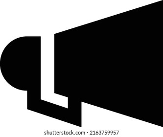 Ilustración del vector del altavoz sobre un fondo transparente.Símbolos de calidad premium.Icono vector glifos para el diseño de conceptos y gráficos.