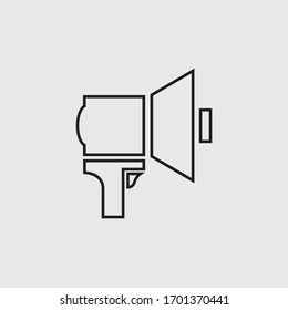 Speaker vector illustration symbol for website and graphic design