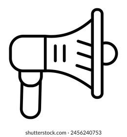 Speaker Vector Line Icon Design