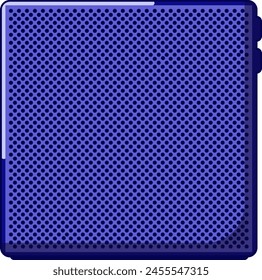 Speaker Vibrant Flat Picture. Perfect for different cards, textile, web sites, apps 