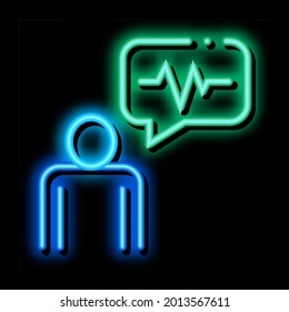 Speaker Voice Control neon light sign vector. Glowing bright icon sign. transparent symbol illustration