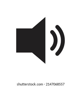 Speaker volume control icon for website,  presentation
