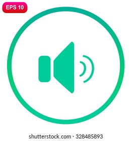 Speaker volume icon.