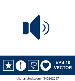 Speaker volume icon.