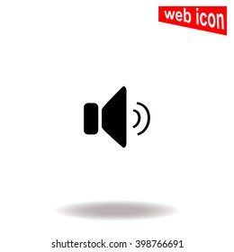 Speaker volume icon. 