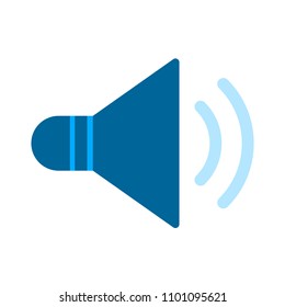 Speaker Volume Icon - Audio Voice Sound Symbol, Media Music