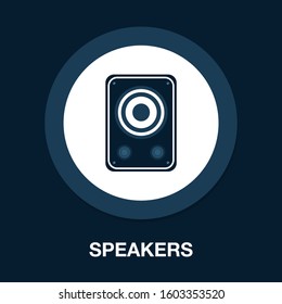 Speaker Volume Icon - Audio Voice Sound Symbol, Media Music