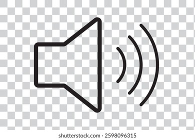 speaker volume icon set. Volume icon. silent icon symbol. sound icon vector.