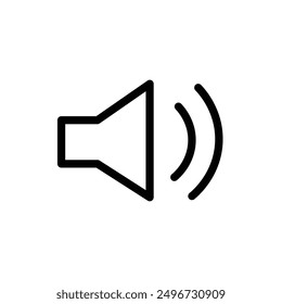 Speaker Volume Icon Set Sound Control Illustrations for Audio and Media