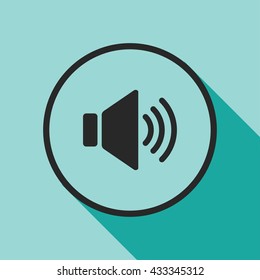 Speaker Volume Icon. Volume Sign