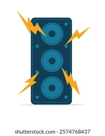 Speaker Volume icon stock illustration