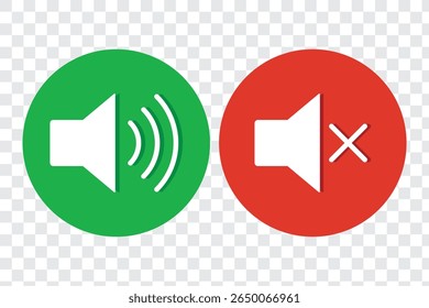 Ícone de volume do alto-falante em design estilizado na moda. Ilustração gráfica vetorial. Adequado para design de site, logotipo, aplicativo e interface do usuário. EPS 10.
