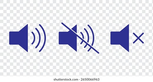 Speaker volume icon in trendy flat style design. Vector graphic illustration. Suitable for website design, logo, app, and ui. EPS 10.
