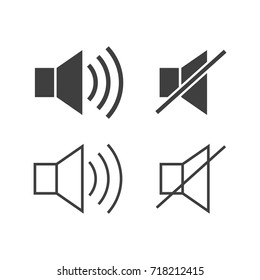 Speaker Volume icon Vector Design