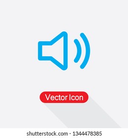Speaker Volume Icon Vector Illustration Ep10