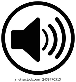 speaker and volume icons . An icon that increases and reduces the sound. Icon showing the mute. A set of sound icons with different signal levels in a flat style. Vector.