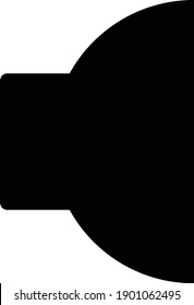 speaker volume illustration icon with a rounded rectangle