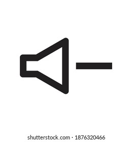 speaker volume minus icon sign symbol
