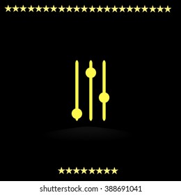 Speaker volume sign icon