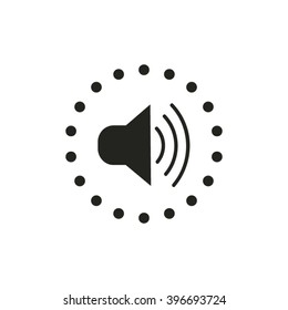 Speaker volume sign icon