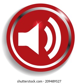 Speaker volume sound icon