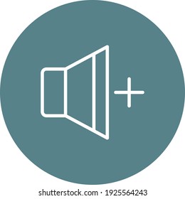 Lautsprecher, Lautstärke, Soundsymbol, Vektorbild. Kann auch für den Kundensupport und die Benutzeroberfläche verwendet werden. Geeignet für den Einsatz in Web-Apps, mobilen Apps und Printmedien.