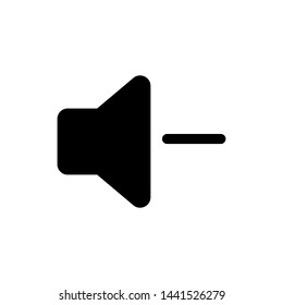 Speaker Volume Symbol Icon Vector Design Illustration