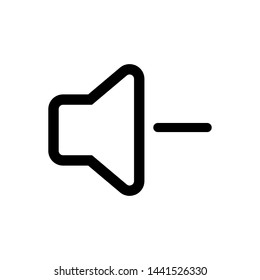 Speaker Volume Symbol Icon Vector Design Illustration