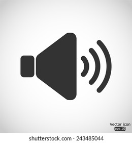 speaker volume vector icon