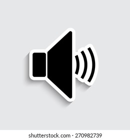  speaker volume - vector icon
