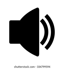 speaker volume vector icon