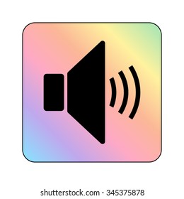 speaker volume - vector icon