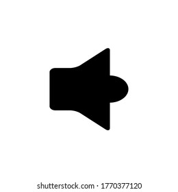 Volumen del altavoz - icono vector. Icono de sonido