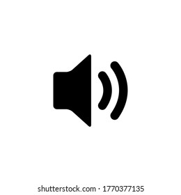 Lautsprechervolumen - Vektorsymbol. Soundsymbol