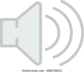 logotipo de ilustración de vector de icono altavoz 4